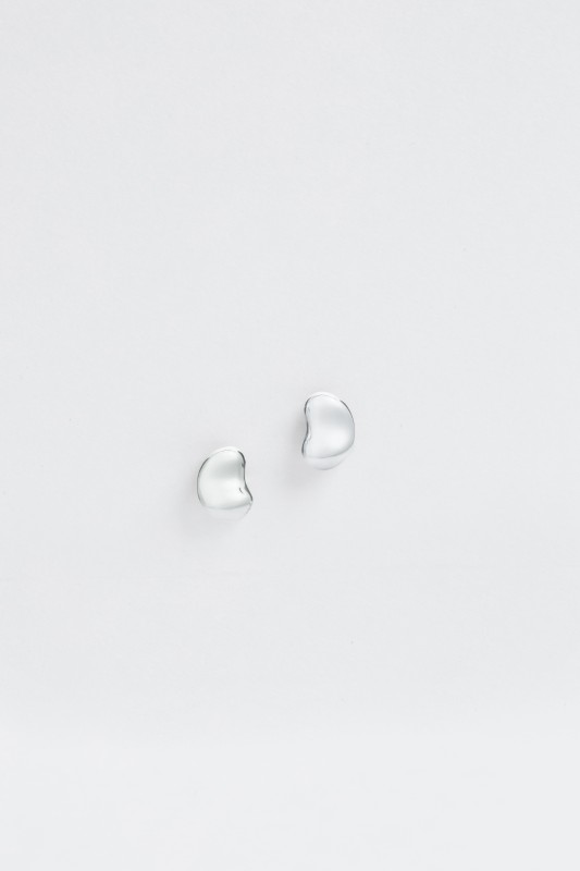 【甲府ジュエリー】Pt900プラチナ　豆ピアス（17802238）