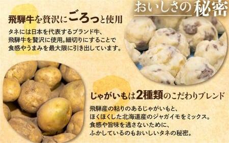 ひだコロッケ 手作り 飛騨牛コロッケ 120g×20個 飛騨牛 コロッケ レンジ  揚げ物 フライ  惣菜 冷凍食品 洋風総菜 揚げ物  揚げ調理済 シェア 飛騨高山 TR4028