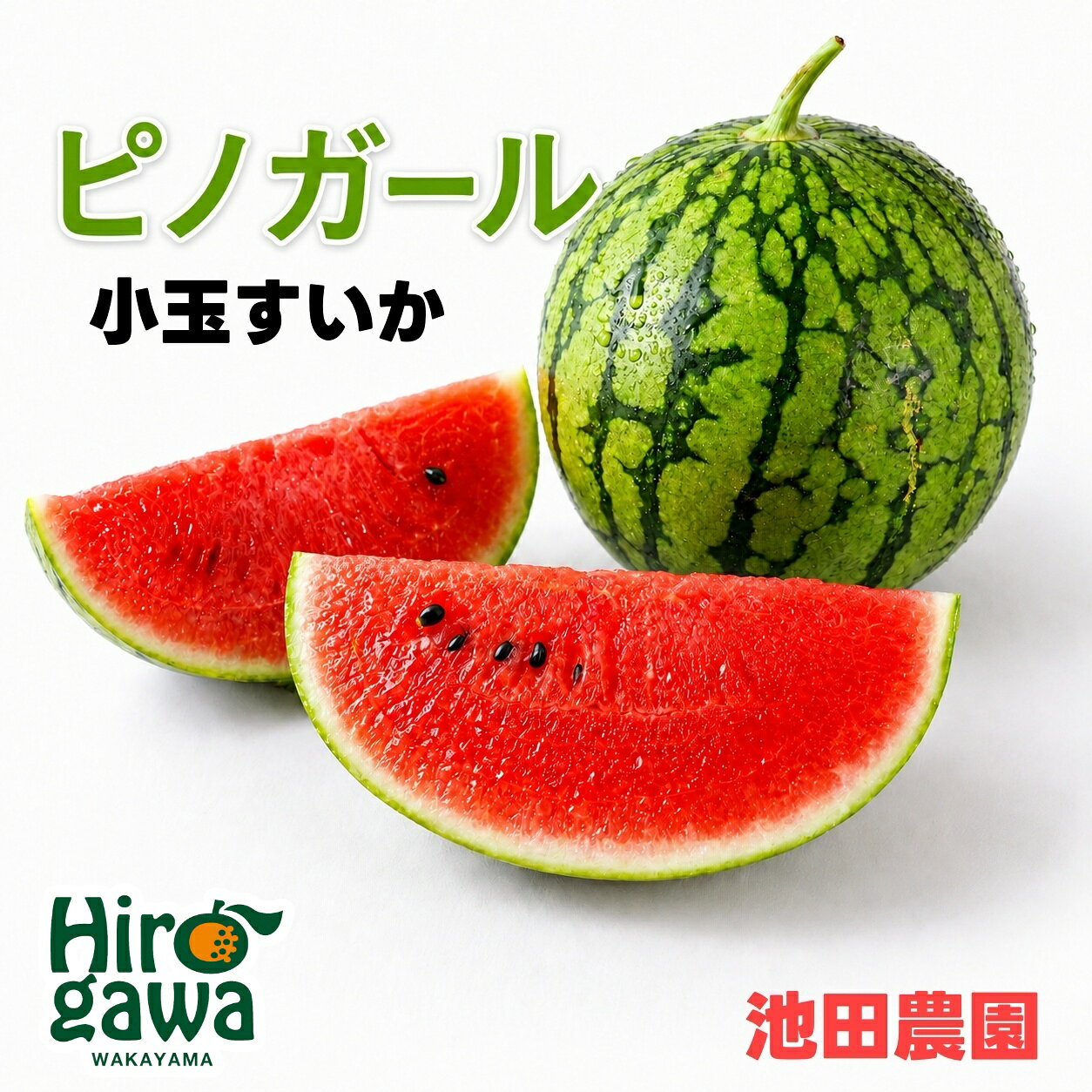 【ふるさと納税】 種ごと食べられる！小玉 スイカ 「ピノガール」 2玉 4玉 約3kg 約6kg [秀品] / 高級 甘い 和歌山 フルーツ すいか 果物 ※6月上旬〜6月下旬頃に順次発送予定 ※北海道・沖縄・離島への配送不可 //hokaf