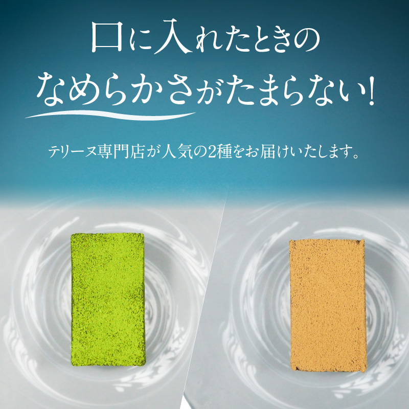 【テリーヌ専門店L】（約２００g）濃厚抹茶・ほうじ茶2種のテリーヌセット【グルテンフリー・保存料不使用】抹茶 スイーツ 西尾抹茶 H173-013