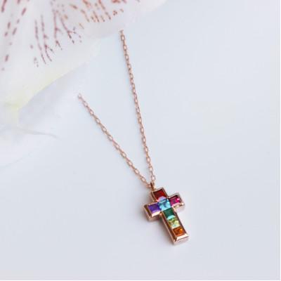 ふるさと納税 山梨県 K10PG アミュレット クロス ペンダント(1点) |  | 03