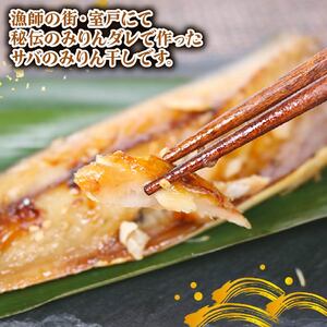 サバのみりん干し 4パック 無添加 さば 鯖 魚 10000