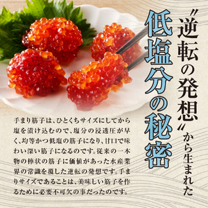 【佐藤水産】手まり筋子 480g (120g×4)  ｜すじこ 海鮮 北海道石狩市