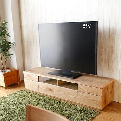ふるさと納税 大川市 日本の職人の細かな技が魅せる【ネオ150TVボード ホワイトオーク】職人MADE大川家具『境木工』