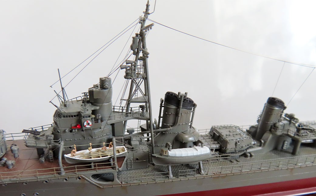 プロプラモデラーが作る！ 一点物 日本海軍 駆逐艦 「島風」 （連装砲ちゃん付き） 1944年 1／350 （完成品）