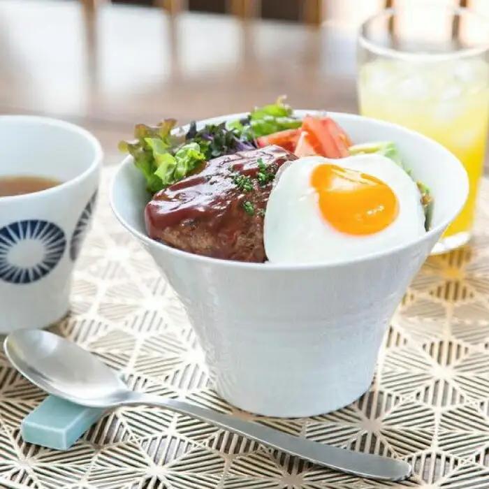 【波佐見焼】【リピーター続出！】 丼 小鉢 ボウルとして大活躍！いれこ碗 6点セット【浜陶】[XA24] 波佐見焼 どんぶり 丼  どんぶり 丼