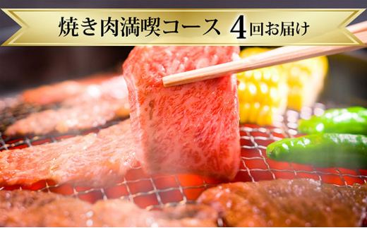 
滝本商店の家族みんなで焼き肉満喫コース　※4ヶ月連続お届け
