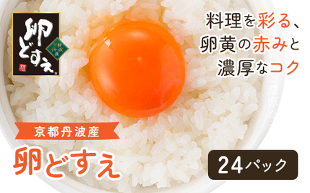 ＜京都丹波産！府初の「農場HACCP認証」「JGAP認証」取得！＞赤み卵黄 卵どすえ (24パック) ふるさと納税 福知山市 卵 玉子 たまご 生卵 タマゴ 温泉卵 卵かけご飯 アレンジ T KG 卵料理 お菓子づくり 国産 新鮮 【fc-BX001】【グリーンファームソーゴ】