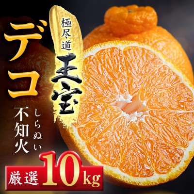 【愛媛名産】玉宝デコ(不知火)　10kg【F64−51】【1511377】