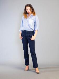 ハイブリッドチノ ネイビー/レディス　LLサイズ [No.5220-7056]1010