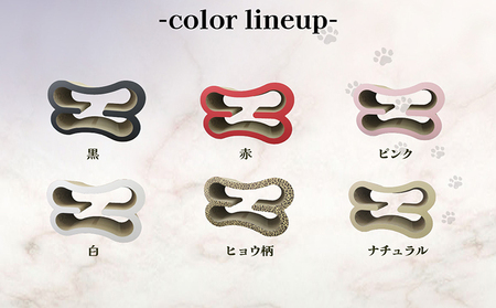 猫の爪とぎ　2段ベッド（カラー：ピンク）
