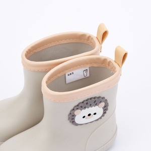 ワッペン付レインブーツ　１４ｃｍ　Ｐｏｍｐｏｎ'sハリネズミ　 672125　5-126