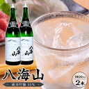 【ふるさと納税】八海山　純米吟醸55％　1800ml 2本 | お酒 さけ 人気 おすすめ 送料無料 ギフト