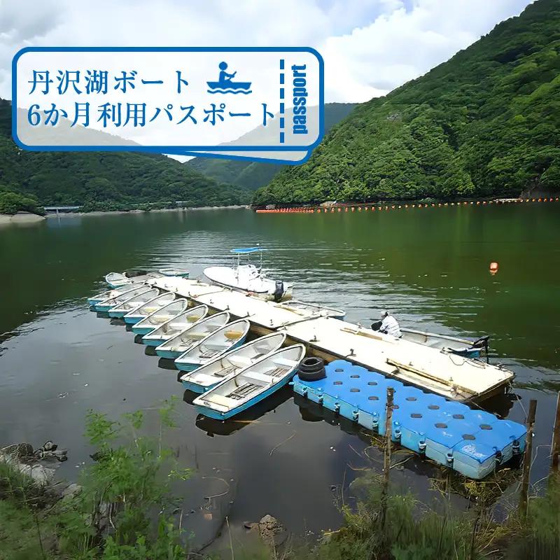 丹沢湖ボート6か月利用パスポート【 体験チケット 利用チケット アウトドア 神奈川県 山北町 丹沢湖 】