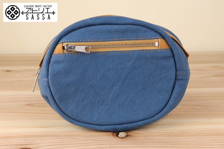 ボディバッグ エッグ [アトリエSASSA 富山県 朝日町 34310572-bl×cm] 