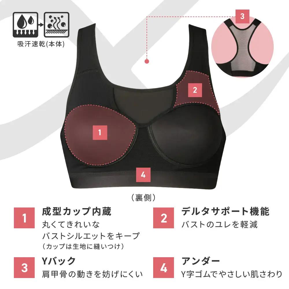 【ワコール】CW-X スポーツブラ ゆれケア Mサイズ スポーツブラ