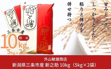 新之助 10kg ブランド米「新之助」 新潟県産新之助 三条市産新之助 新之助5kg×2袋 令和7年産 精米