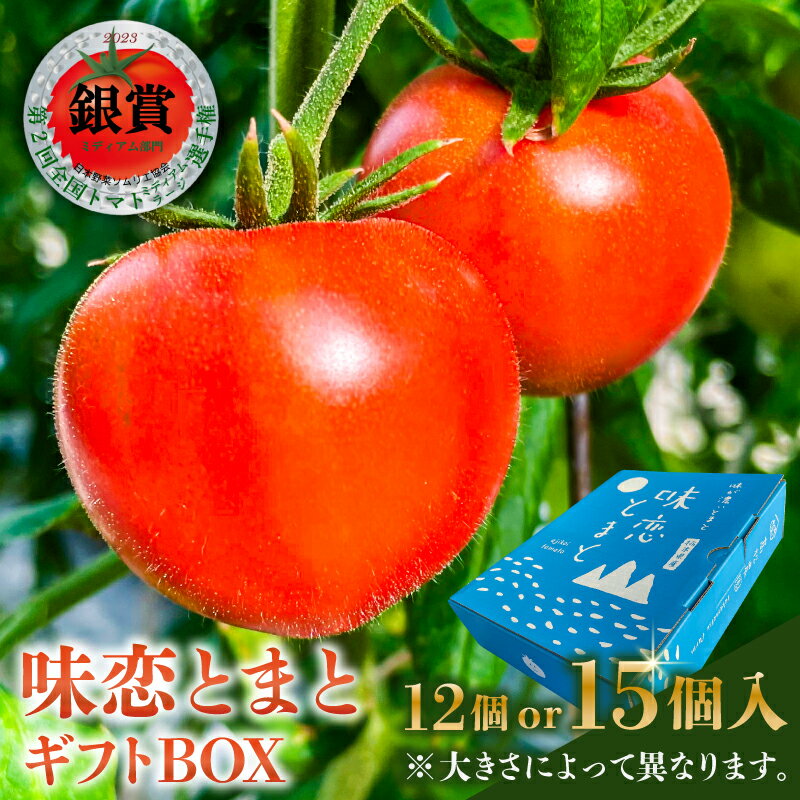 【ふるさと納税】 味恋とまとギフトBOX 栃木県 那須塩原市 味恋 トマト 野菜 フルーツトマト ギフト 箱 プレゼント 箱詰め 国産 酸味 お取り寄せ 送料無料