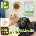 【ふるさと納税】国産・保存料無添加のドッグフード・ボーンブロスたっぷり鹿ごはん【お試しセット】（GC002）