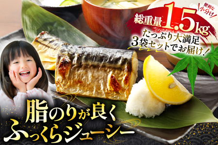 訳あり 骨取り 無塩 サバ 1.5kg（500g×3p） 切身 鯖