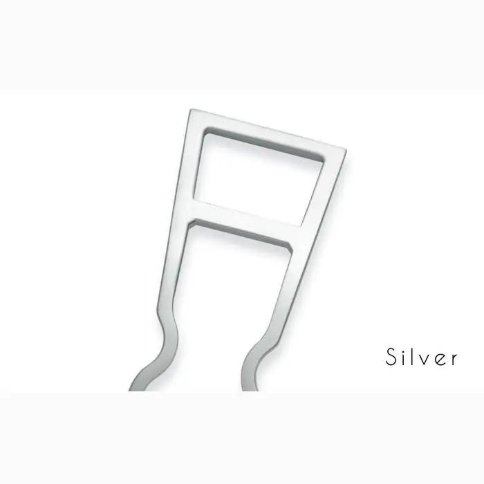まるでジュエリー☆かんざし　Basic Square　シルバー