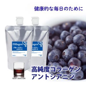コラーゲンドリンク ブルーベリー＋カシス 2本セット（約2ヶ月分）※着日指定不可