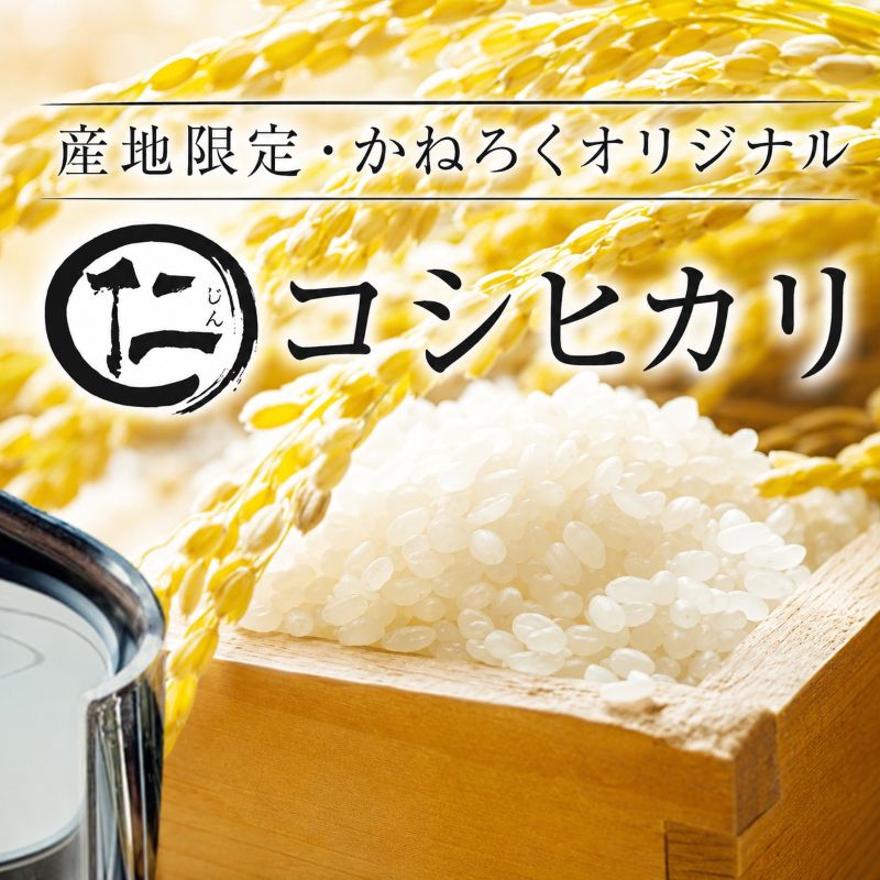 米 定期便 3ヶ月 厳選 コシヒカリ 仁米 5kg 令和7年産 お米 白米 精米 単一原料米 定期 3回
