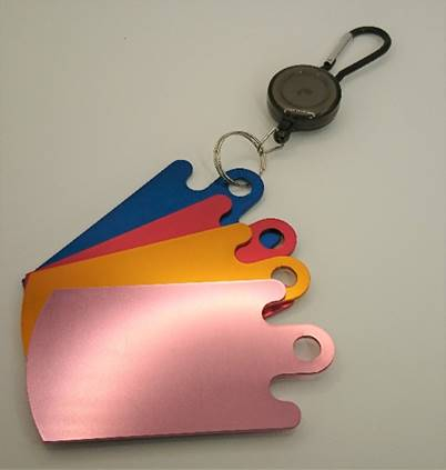 
            アルミバイク用スタンドプレート　4色展開
          