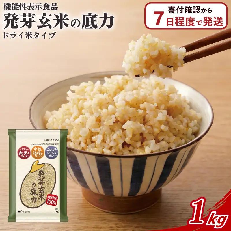 発芽玄米 1kg 1袋 発芽 玄米 ドライ米