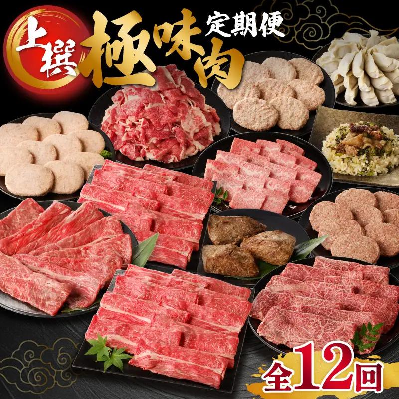 【上撰】佐賀牛 定期便（12回）／ 牛肉 定期便 【Z006】