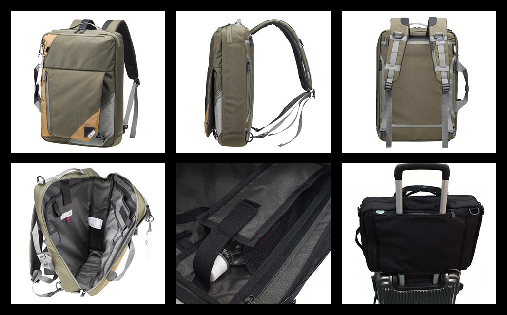 【高島屋選定品】豊岡鞄 CIE BALLISTIC AIR 2WAY BUSSINES (071900) ブラック / 木和田正昭商店 リュックサック バックパック ビジネス カバン ビジネスバッグ 