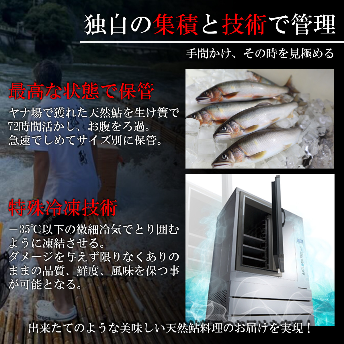 独自の冷凍技術