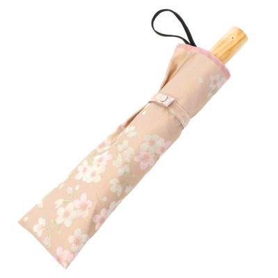 ふるさと納税 富士河口湖町 槙田商店【晴雨兼用折りたたみ傘】”絵おり” 桜