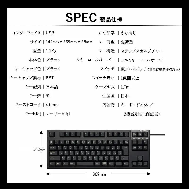 東プレ REALFORCE R3S 有線　静電容量無接点方式キーボード（型式：R3SC12） ◇｜ PC パソコン 周辺機器 リアルフォース
