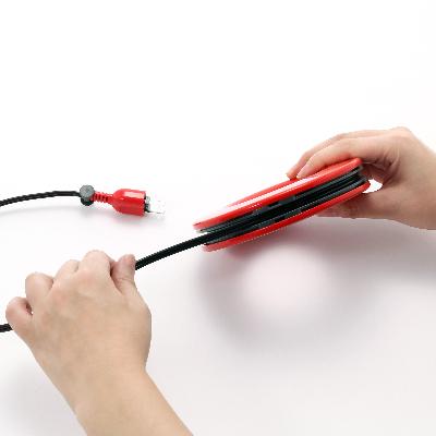 ふるさと納税 瑞穂市 PLUGO　プラゴ　ドーナツ型　家庭用コードリール　(カフェオレ)MOPL-CA　2個セット |  | 01