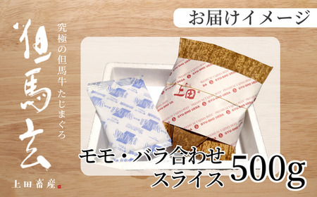 【但馬牛 究極の但馬牛 スライス500ｇ 冷蔵】※発送目安：ご入金後1ヶ月程度 ※申し訳ありませんが配送日の指定ができない商品です。「満天 青空レストラン」で紹介されました！但馬玄はマグロのようなあっ