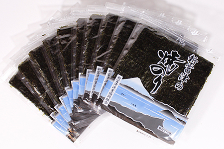 新富津の焼のり10帖（10枚×10袋 計100枚）