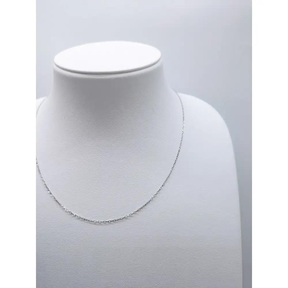 【プラチナネックレス Pt900 グリームカット長小豆0.3 45cm】｜ネックレス 富山市 山森製鎖 ジュエリー アクセサリー