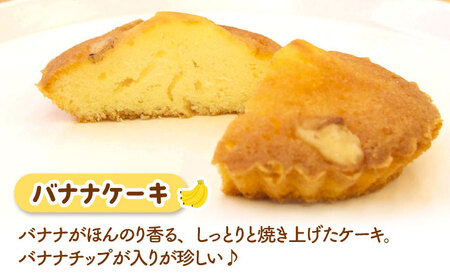 バナナケーキとガナシュケーキのセット 桂川町/和菓子司 やぶれ屋[ADAK002] 洋菓子 ケーキ けーき 手土産  セット お菓子 ギフト プレゼント ふるさと納税 老舗 おやつ お土産 おすすめ 