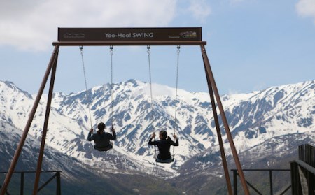 白馬岩岳マウンテンリゾート ゴンドラリフト往復乗車券 大人2名ペアチケット/長野県白馬村　マウンテンリゾート　アクティビティ　アウトドア　ブランコ　マウンテンハーバー　絶景の北アルプス　犬連れ【L02