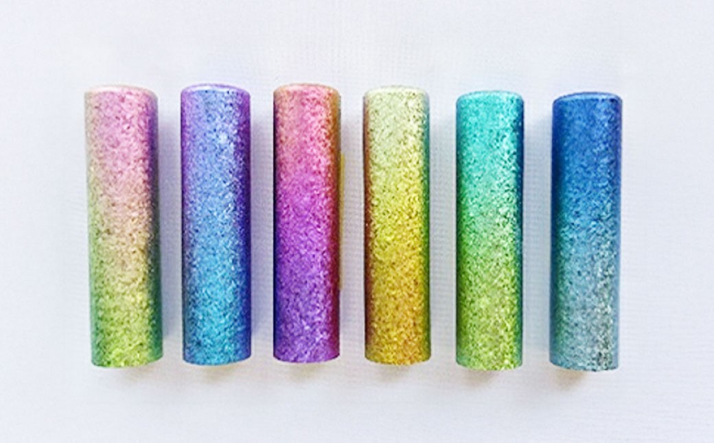 エクセレントチタン（六花）印鑑2本セット