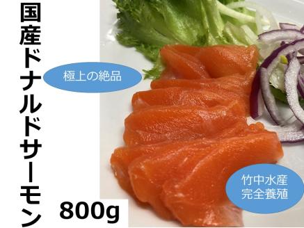 国産ドナルドサーモン（生食用）800g