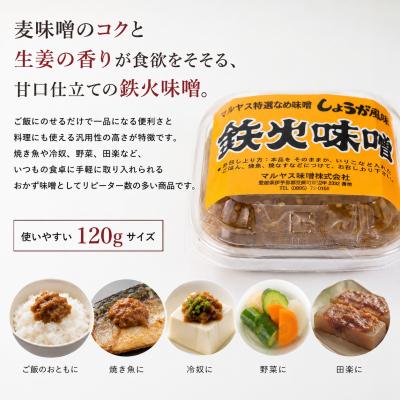 ふるさと納税 愛南町 鉄火みそ120g 4パック 愛媛県 愛南町 マルヤス味噌 |  | 01
