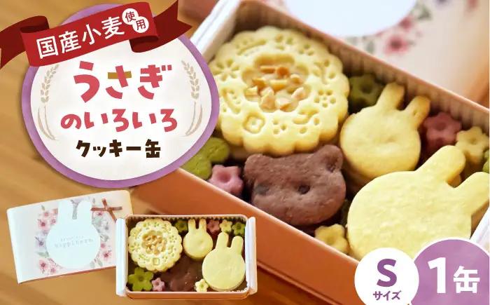クッキー缶 うさぎのいろいろクッキー缶S BLAH012