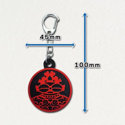 ふるさと納税 つがる市 遮光器土偶円形キーホルダー(赤系) [0874] |  | 03