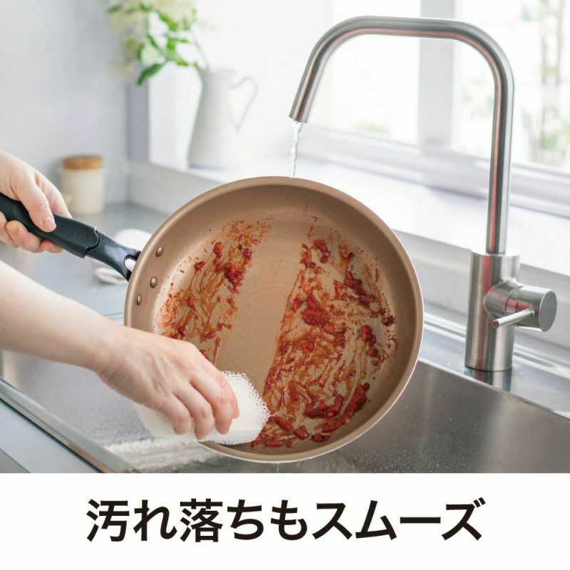 evercook IH フライパン 28cm レッド