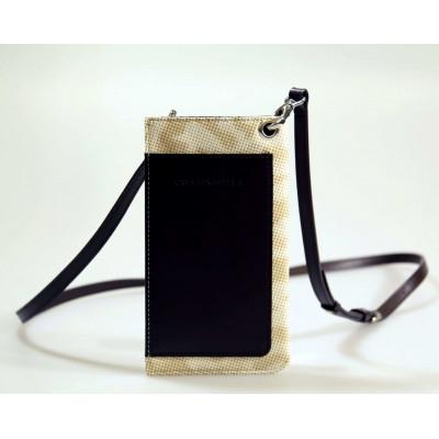 ふるさと納税 富士河口湖町 甲州印伝「URUSHINASHIKA」スマホケースB