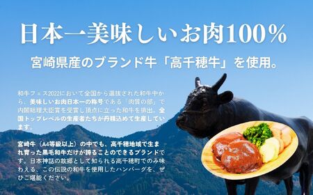 【レンジでプロ味！】黒毛和牛100％プレミアムハンバーグ温野菜プレート ハンバーグ120g＆温野菜80g×4食セット ハンバーグ 黒毛和牛 高千穂牛 牛 牛肉 ブランド牛  国産 温野菜 冷凍 レンジ