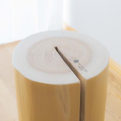 ふるさと納税 名張市 MORITO　森の丸太スツール【杉/磨き丸太仕上げ】[53940514] |  | 03