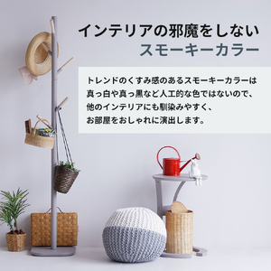 ポールハンガー シーム アイボリー 木製 インテリア ハンガーラック 市場家具